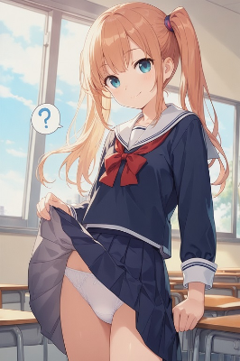 たくし上げ見るだけ