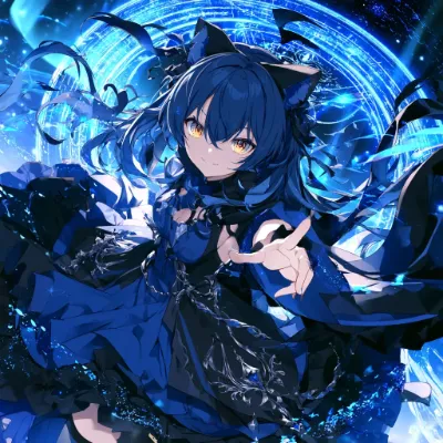 青の結晶が導く猫耳の魔女