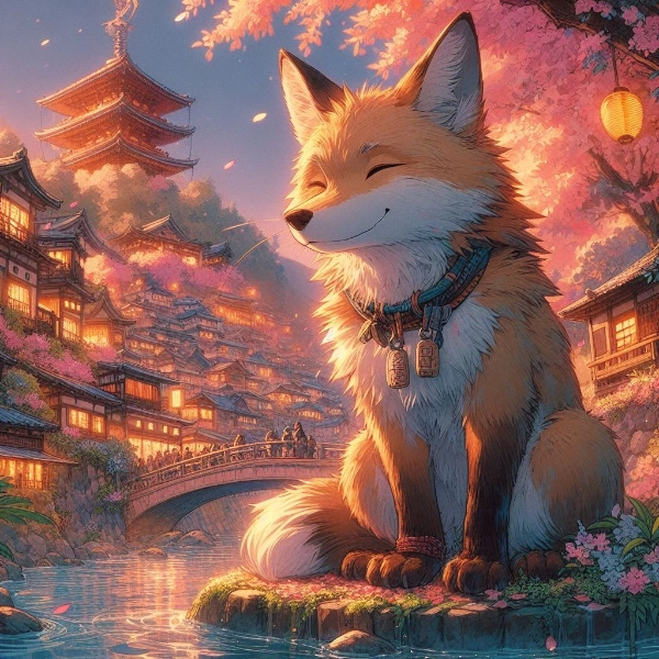 見守る狐の神様