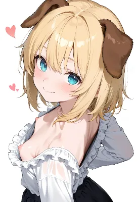 緩い犬耳娘ちゃん