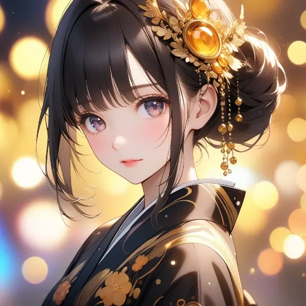 黄金の夜に輝く乙女