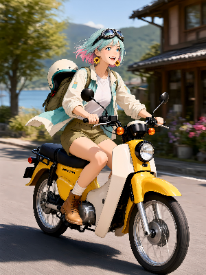 雫ちゃん💧ちょっとだけ遠乗した