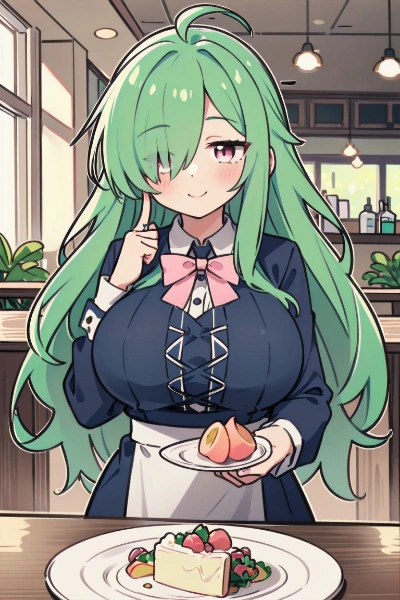 はい、ご注文のピーチタルトです