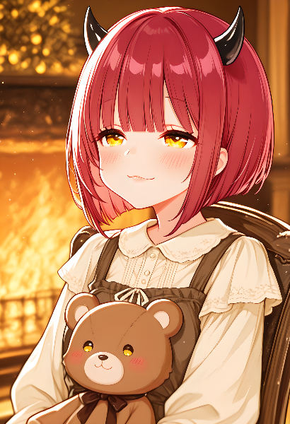 腕の中のくまさん