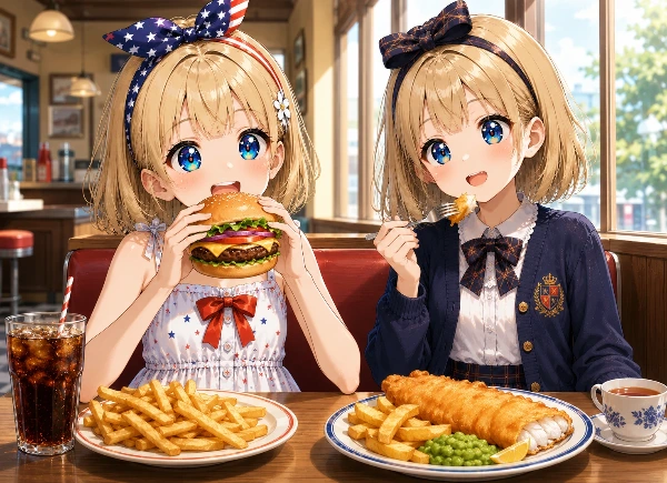バーガーAnbフィッシュ＆チップス