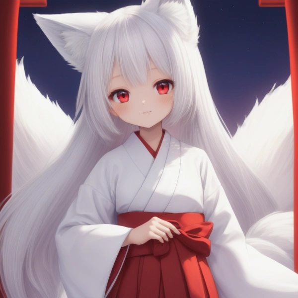 狐耳巫女