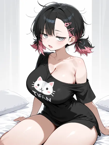 だらしない地雷女子