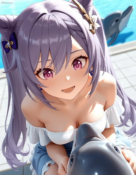 刻晴とデート イルカショー