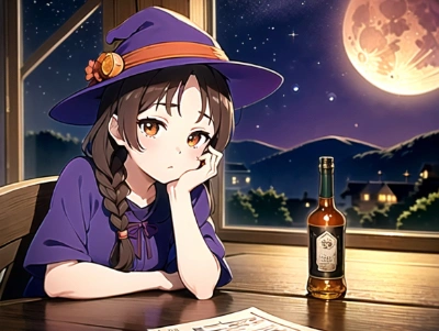 お疲れ魔女さん