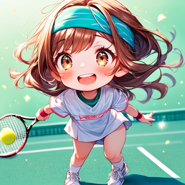 ちびテニスプレイヤー