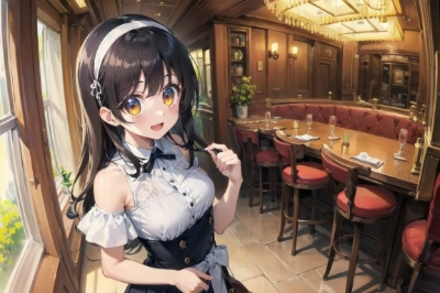 cute eye、愛華、高級そうなレストラン