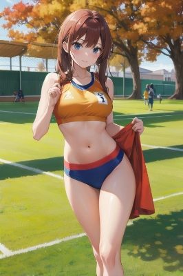 美少女　運動会