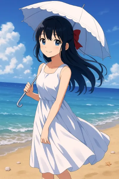 書記ちゃん、海へ行く！