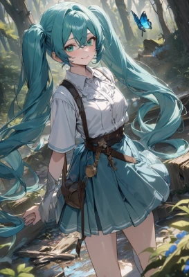 天使な笑顔のミクちゃん