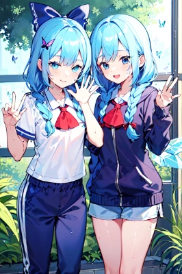 2人っきりの女の子