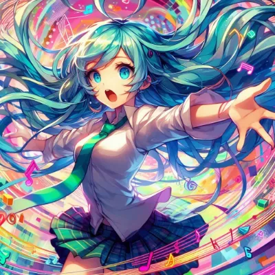 歌う→戦うミク