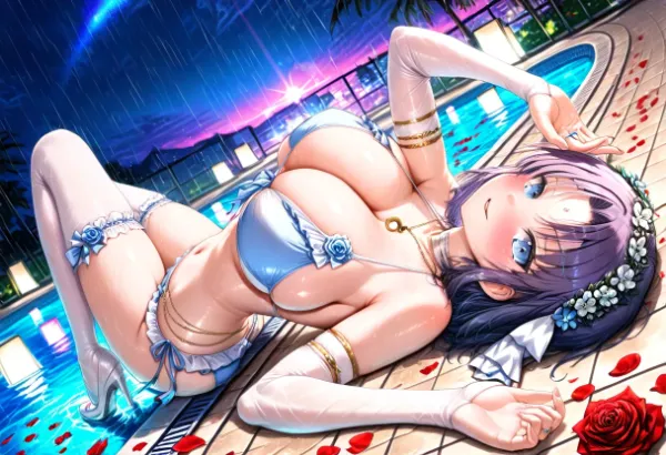 リングホルダーネックレス　雪泉