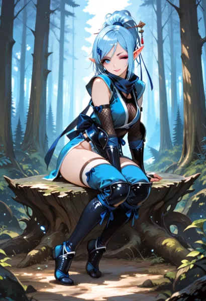 青き森の守護者、静かな休息