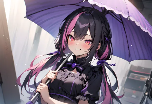 【日傘】天ノ杓さんのポスター撮影