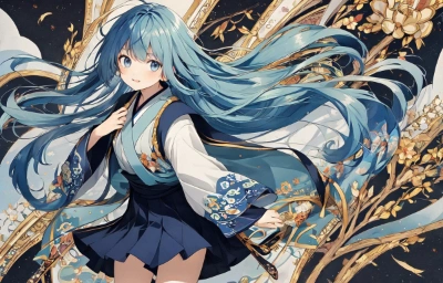 和風女の子
