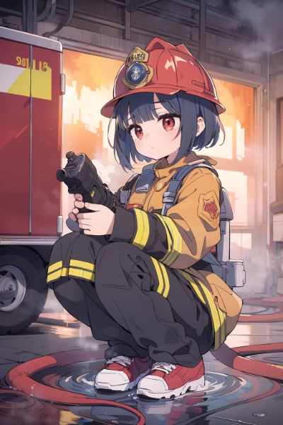 がんばれ消防士