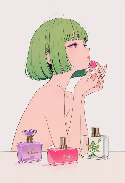 緑髪の少女と魅惑の香り