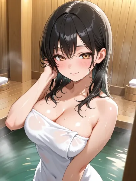 湯気に包まれた微笑み
