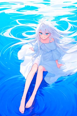 【NovelAI】湖上の君