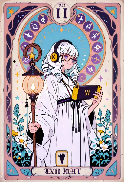 （お題：タロットカード）　IX - Hermit   (隠者)