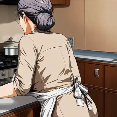家事をこなす主婦