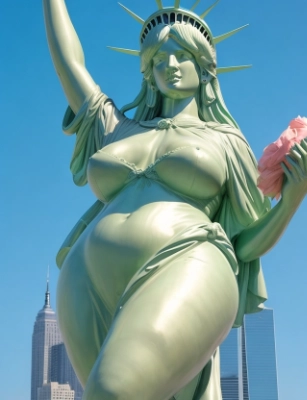 sexy statue of liberty