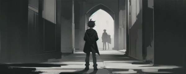 モノクロの世界で少年は…