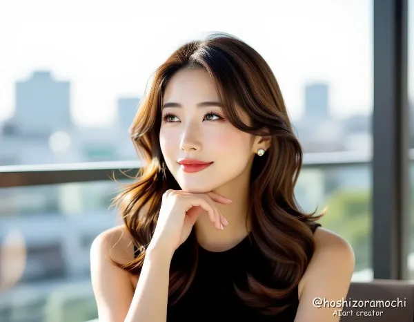 エレガントな魅力「都会のテラスで輝く大人のウェーブ」  / Elegant charm: "Sparkling waves for grown-ups on the terraces of the city