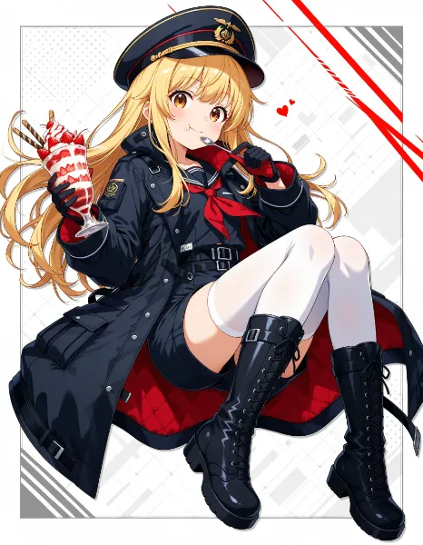 「今は戦いのことを考えないで、一緒にサンデーを食べましょう！」