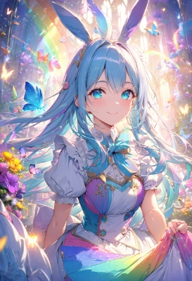 アリス・イン・ワンダーランド　青髪Ver