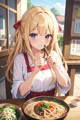 美少女　蕎麦