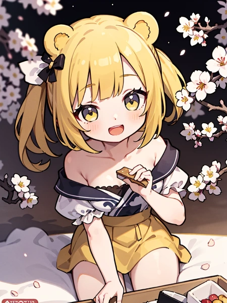 夜桜見物🌸プーちゃん参加