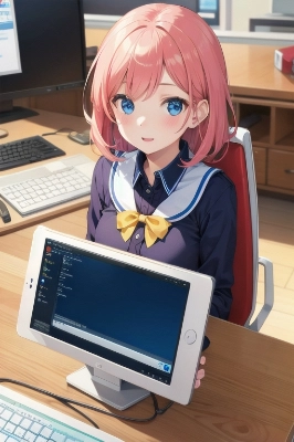 美少女 パソコン