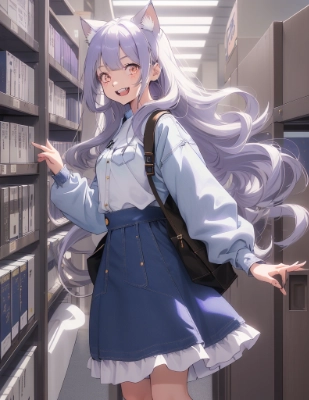 図書館にて v11