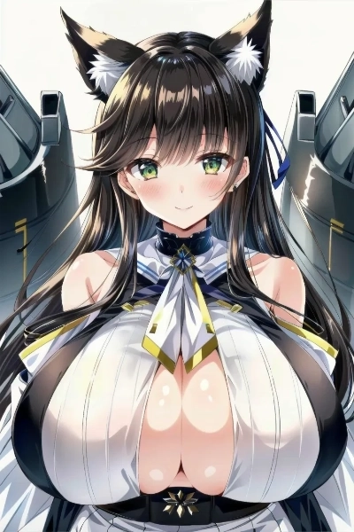愛宕(アズールレーン)　艤装付き