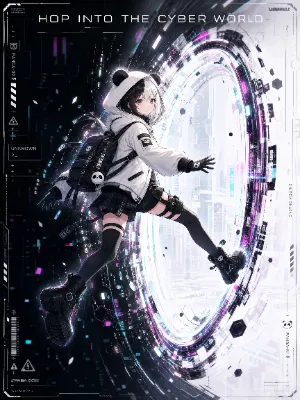HOP INTO THE CYBER WORLD