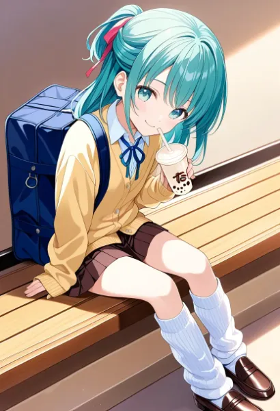 常磐アクア（お題：タピオカ）