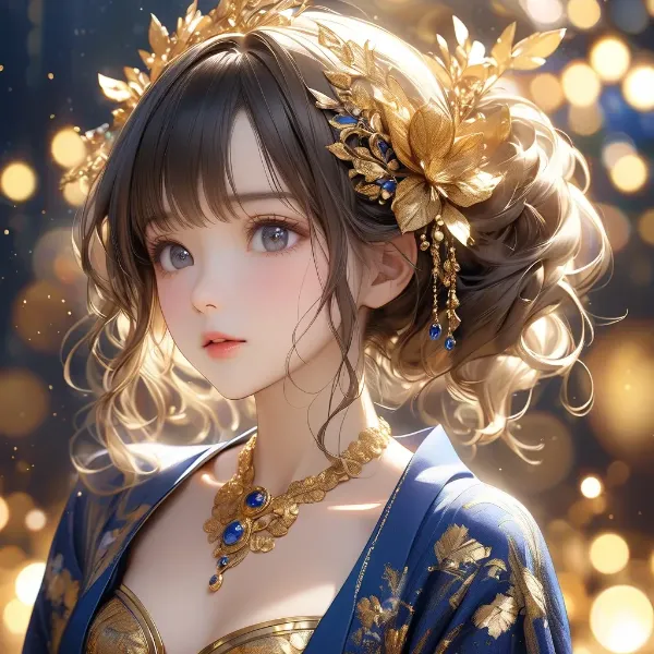 黄金の花飾りの姫君