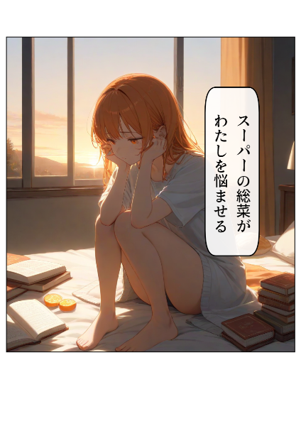 しょうもな漫画⑱スーパーの総菜が私を悩ませる