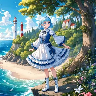 朝の海岸