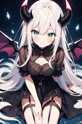 「ご主人様の帰りをかしこく待ってるデビルみぃなのです*°♡」