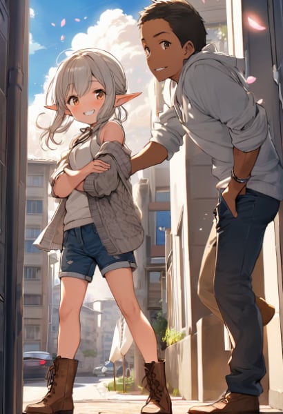 仲良しエルフさん