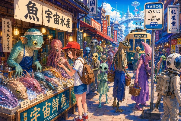 一人旅・どこか懐かしい商店街