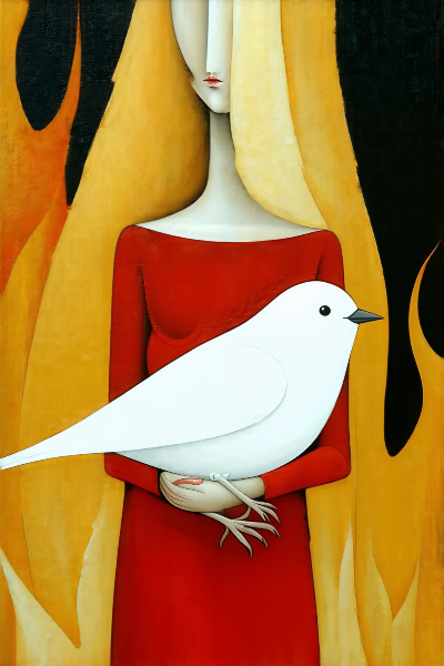 金髪令嬢と白き鳥（作者不詳）