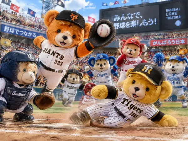 テディベアの野球大会
